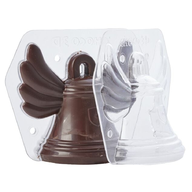 Moule plastique cloche en chocolat 3D