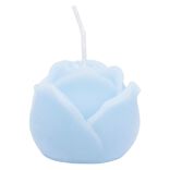 Bougie forme fleur tulipe ou rose Ø4,5xH4cm
