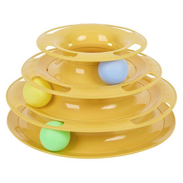 Jouet pour chat circuit de balle