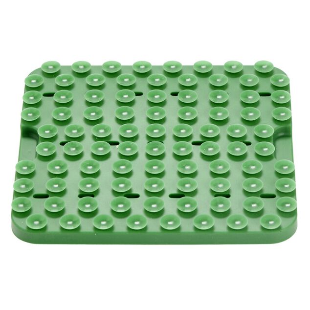 Jeu de fouille pour animal silicone forme feuilles vertes 18,6x20,5cm