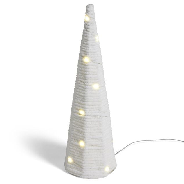 Sapin lumineux 50LED blanc chaud H100cm