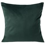 Housse de coussin velours 40x40cm bleu