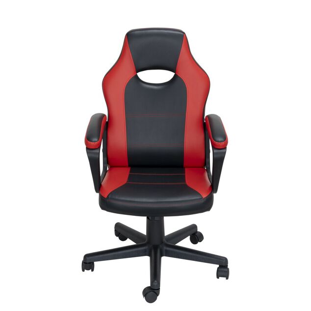 Chaise gaming pro max noire et rouge 55xP56xH110/112cm