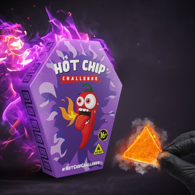 Chips piquante Hot Chip Challenge ultra &eacute;pic&eacute;e 2,5gr