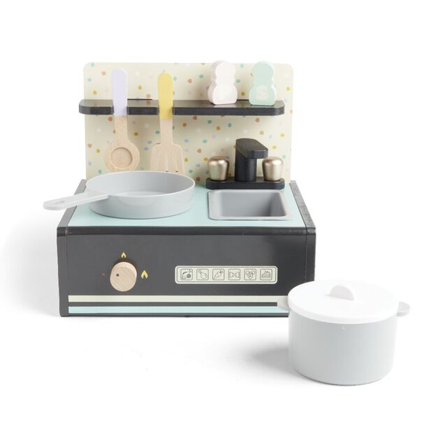 Cuisine en bois avec accessoires L30cm