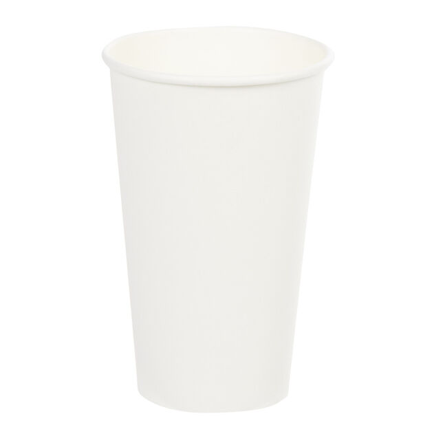 Gobelet &agrave; bi&egrave;re jetable en carton blanc 50 cl x20
