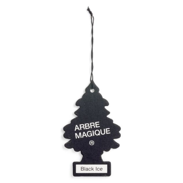Désodorisant voiture arbre magique senteur Black Ice