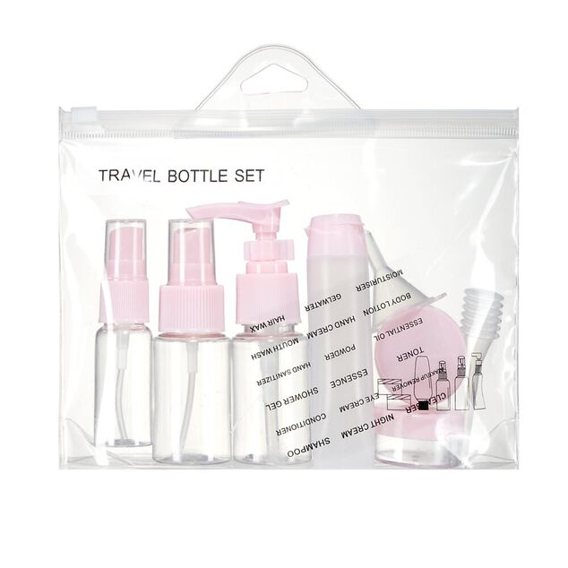 Flacon de voyage kit 9 pièces (3 modèles)