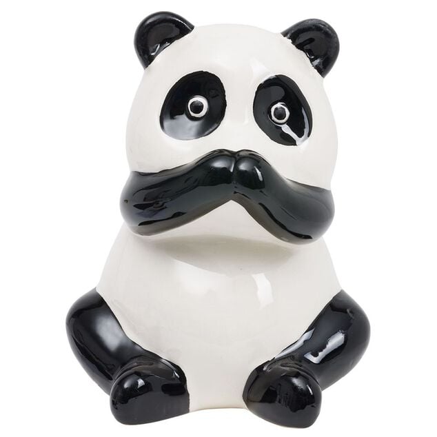 Panda c&eacute;ramique noir et blanc