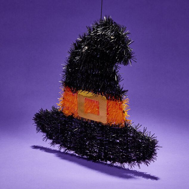 Suspension d&eacute;corative chapeau Halloween