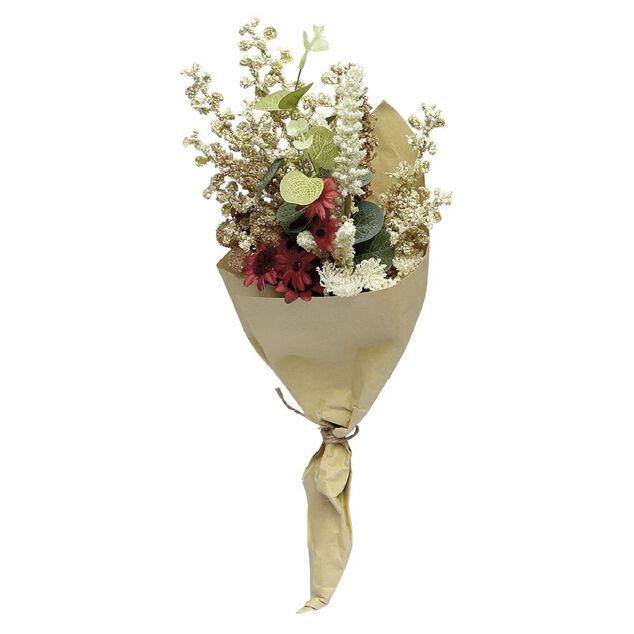 Bouquet artificiel fleurs séchées H.40 cm