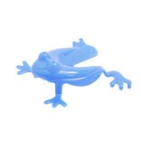 Grenouille sauteuse x8 jaune orange bleue