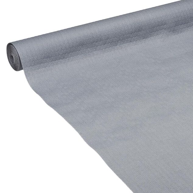 Nappe gauffr&eacute;e gris clair en papier 20 m