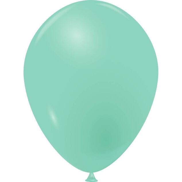 Ballon de baudruche uni vert menthe x20