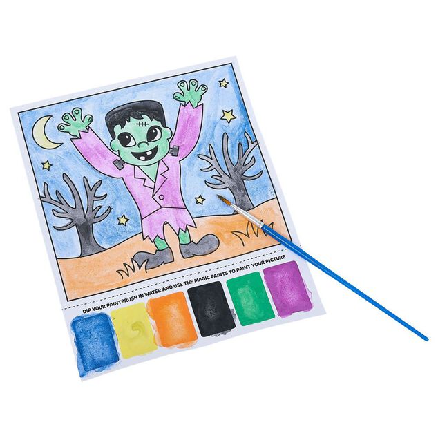 Peinture magique motif Halloween