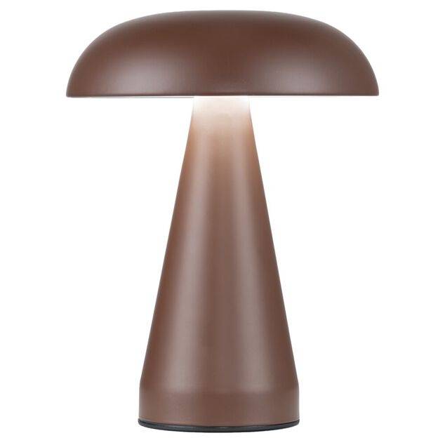 Lampe &agrave; poser Suzie LED tactile variable USB m&eacute;tal et plastique &Oslash;15,5xH21cm