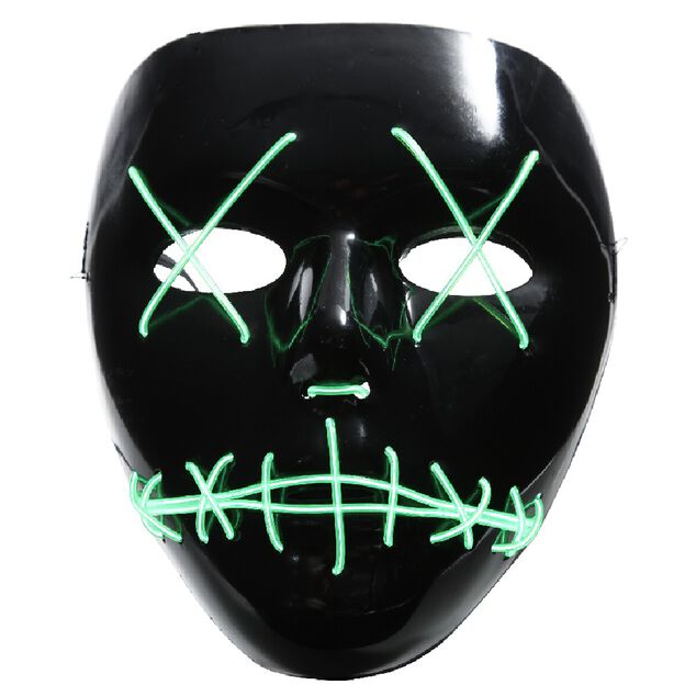 Masque t&ecirc;te cousue lumineux adulte