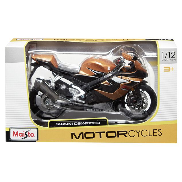 Jouet moto m&eacute;tal et plastique