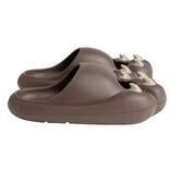 Chaussons griffe caoutchouc marron 40/41