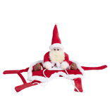 D&eacute;guisement chien P&egrave;re No&euml;l &agrave; califourchon - Taille M