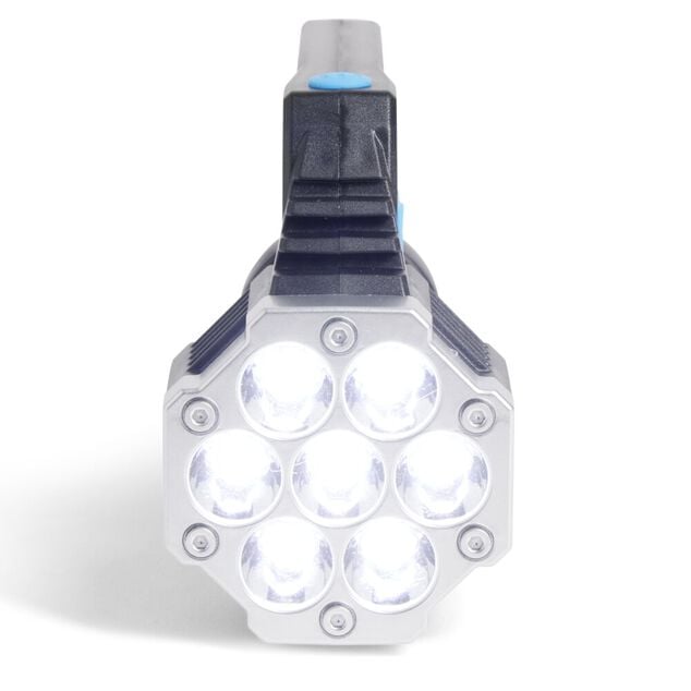 Lampe torche multifonction 3 modes d'&eacute;clairages 7LED port&eacute;e 200m