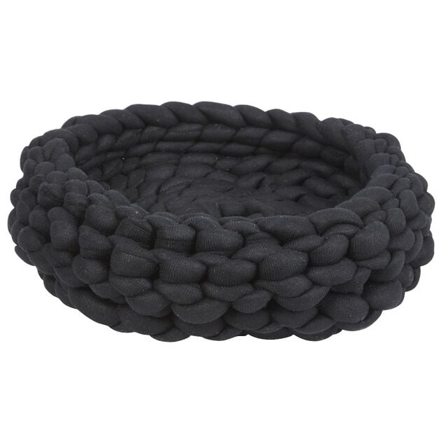 Panier de couchage avec galette noir