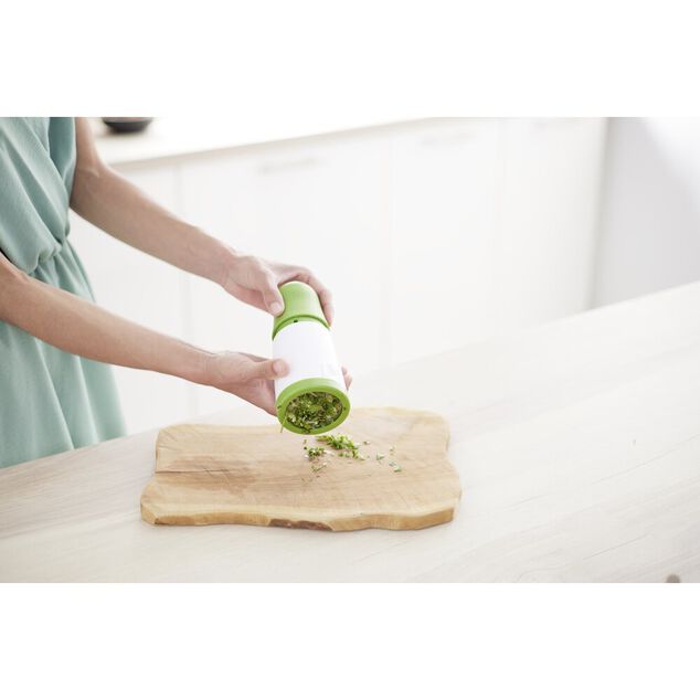 Hachoir broyeur mélangeur à herbes manuel Ø7xH16,8cm