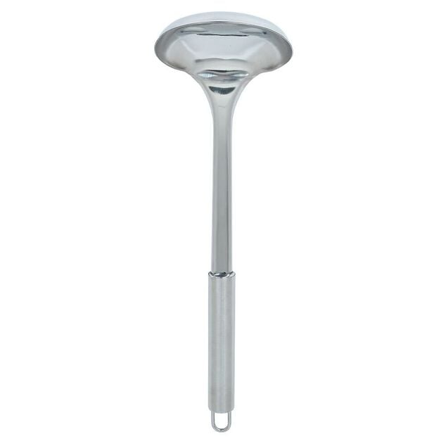 Set de 6 ustensiles de cuisine avec support inox gris &Oslash;16xH40,5cm