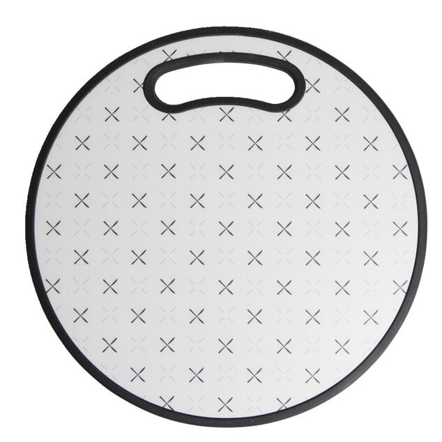 Planche &agrave; d&eacute;couper ronde en plastique &Oslash;39,5cm