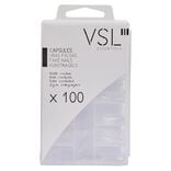 Capsule faux ongles transparent x100