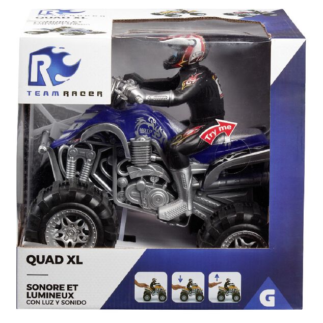 Quad friction son et lumière 3 coloris