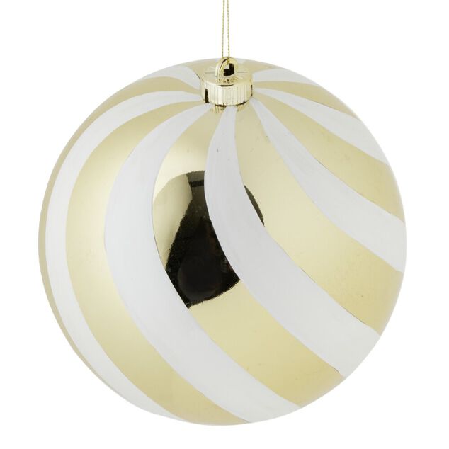 Boule de No&euml;l XL rouge ou dor&eacute; &Oslash;20cm