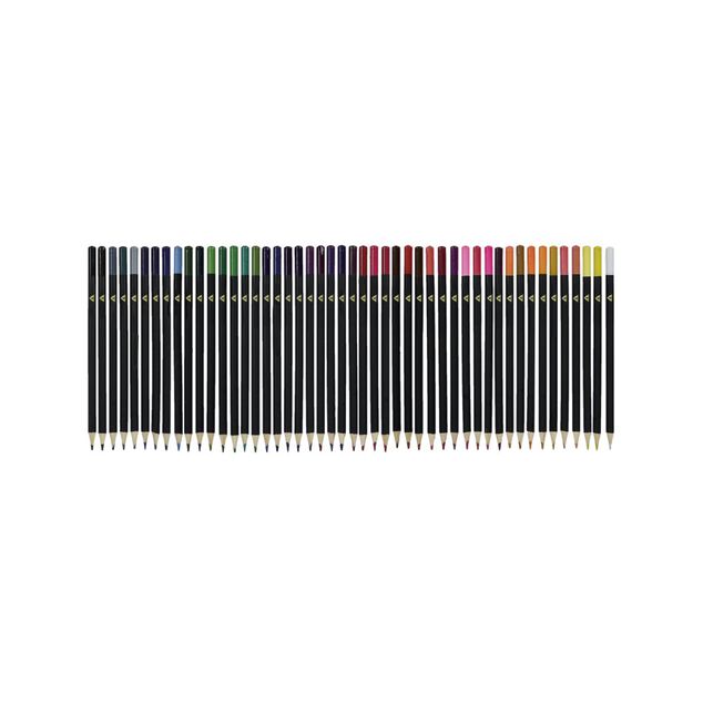 Lot de 48 crayons de couleur en bois