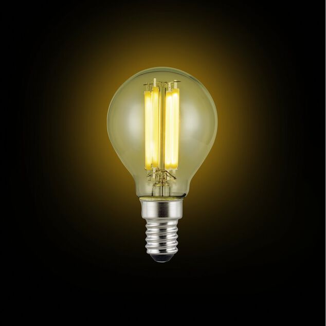 Ampoule LED filament E14 470lm 2,2W=40W blanc chaud x3