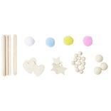 Kit créatif cadre photo en bois 31 pièces (2 modèles)