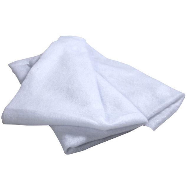 Rouleau de feutrine imitation neige L90X200 cm blanc