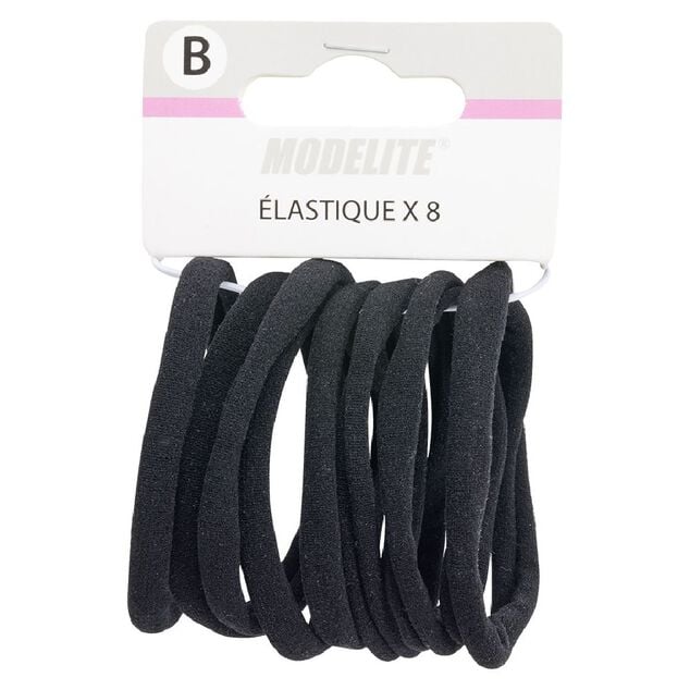 &Eacute;lastique en mousse noir x8