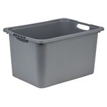 Bac plastique gris 40x29,8xH22,8cm