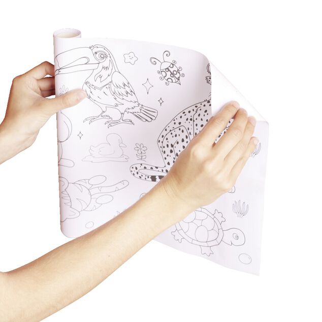 Coloriage en papier adhésif rouleau 2m