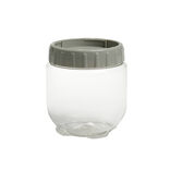 Bo&icirc;te de conservation transparente avec couvercle &agrave; visser 750ml