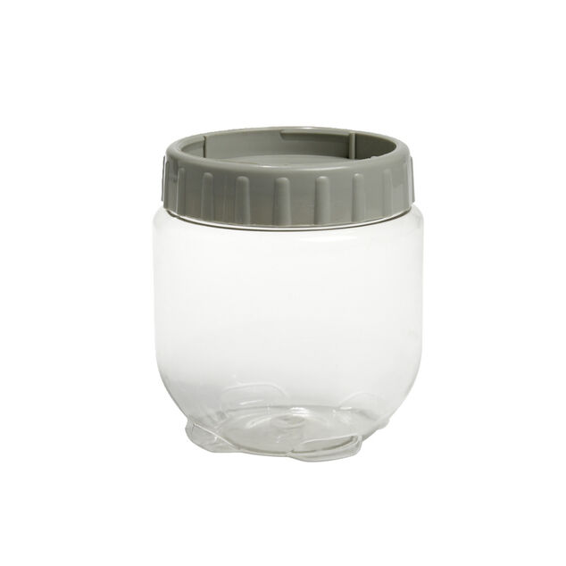Bo&icirc;te de conservation transparente avec couvercle &agrave; visser 750ml