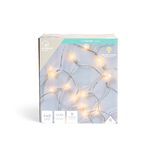 Guirlande lumineuse diamant 140LED blanc chaud 13,9m