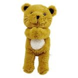 Peluche lion polyester H.22.5 cm