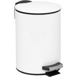 Poubelle salle de bain 3 L blanche