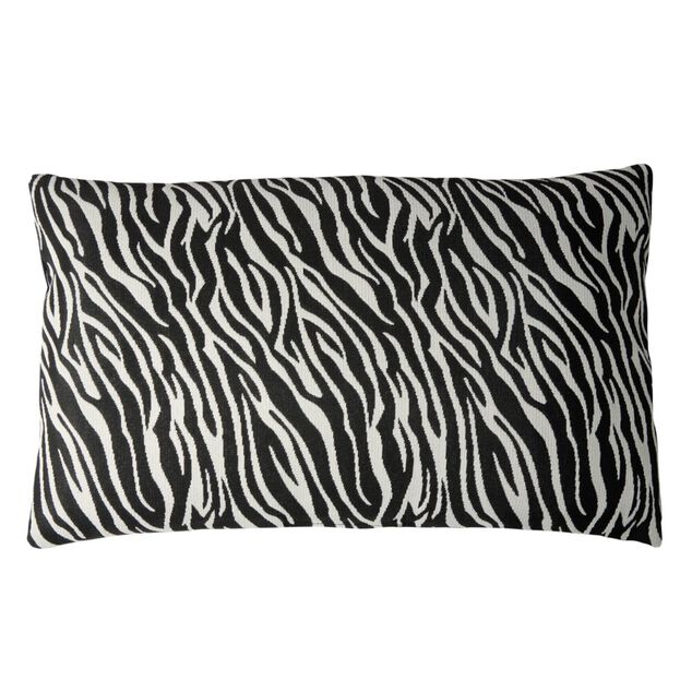 Coussin jacquard z&egrave;bre 30x50cm (2 mod&egrave;les)