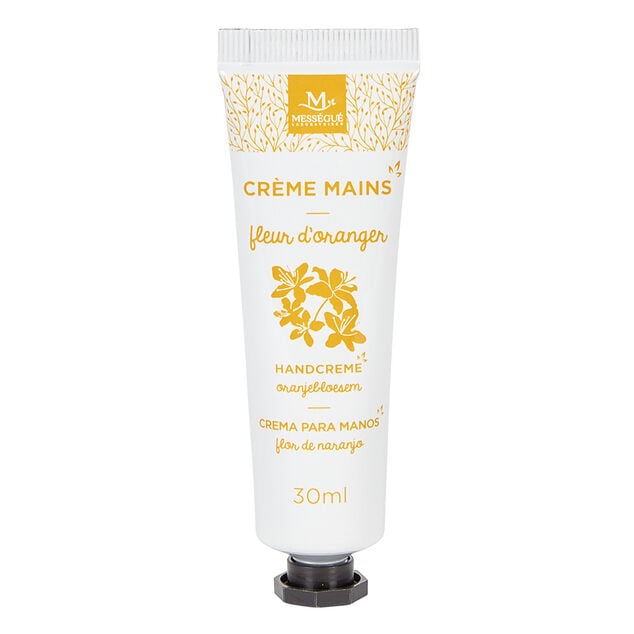 Cr&egrave;me pour les mains &agrave; la fleur d'oranger, tube de 30 ml