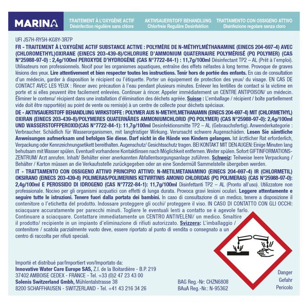 Traitement complet sans chlore 5L