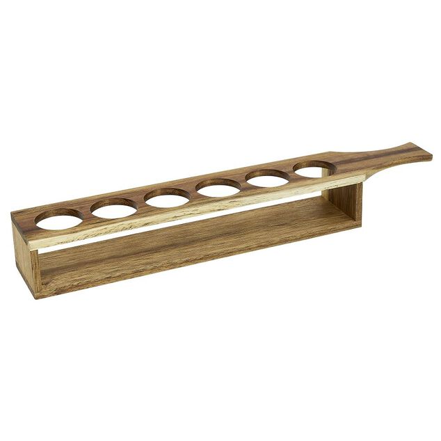 Service à shooter 6 verres avec support bois