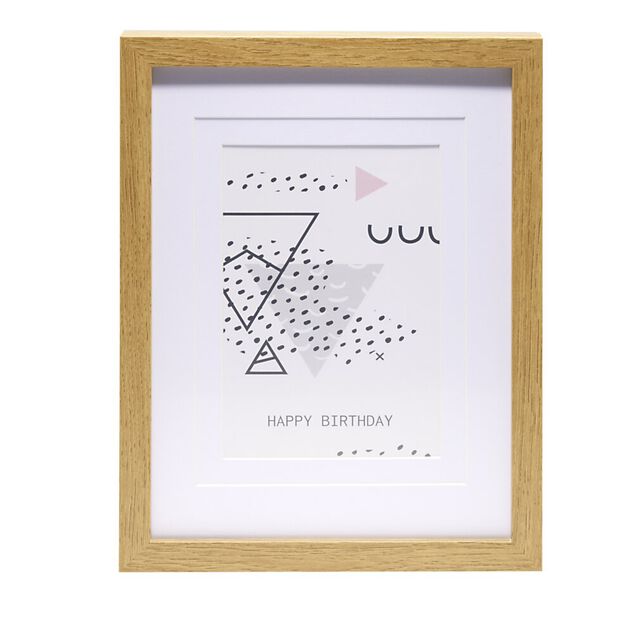 Cadre photo bord bois 20x26cm (2 modèles)