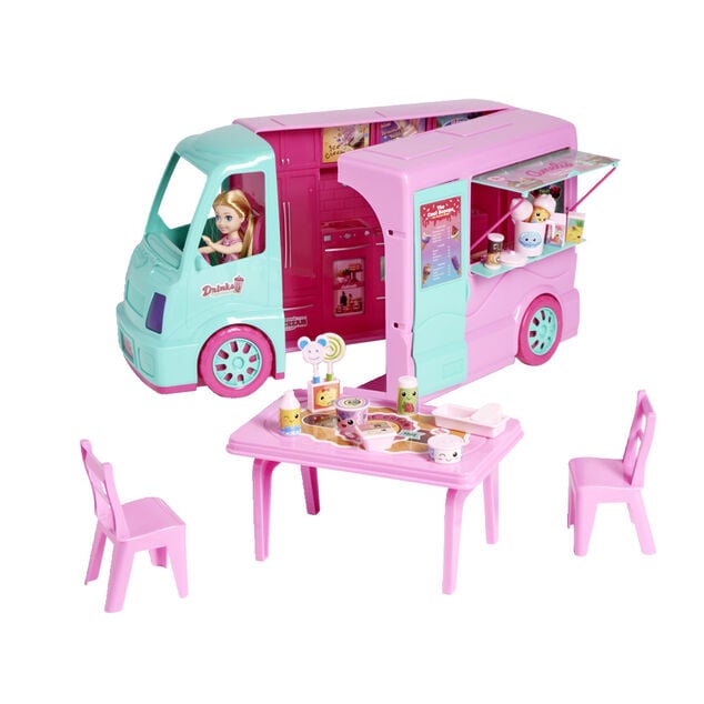 Camion glace avec poup&eacute;e Amelia 21 pi&egrave;ces